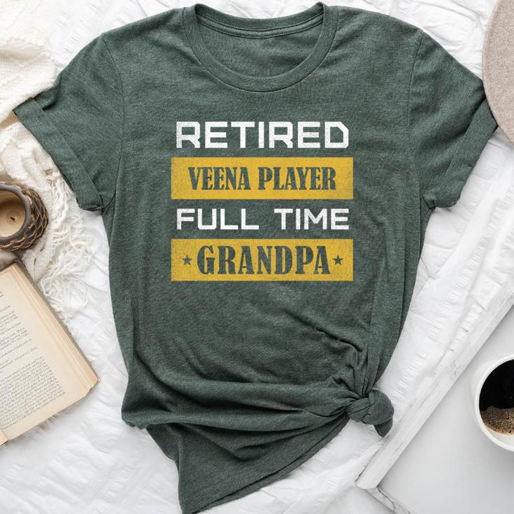 Retired Veena Player Full Time Grandpa Bella Canvas T-shirt