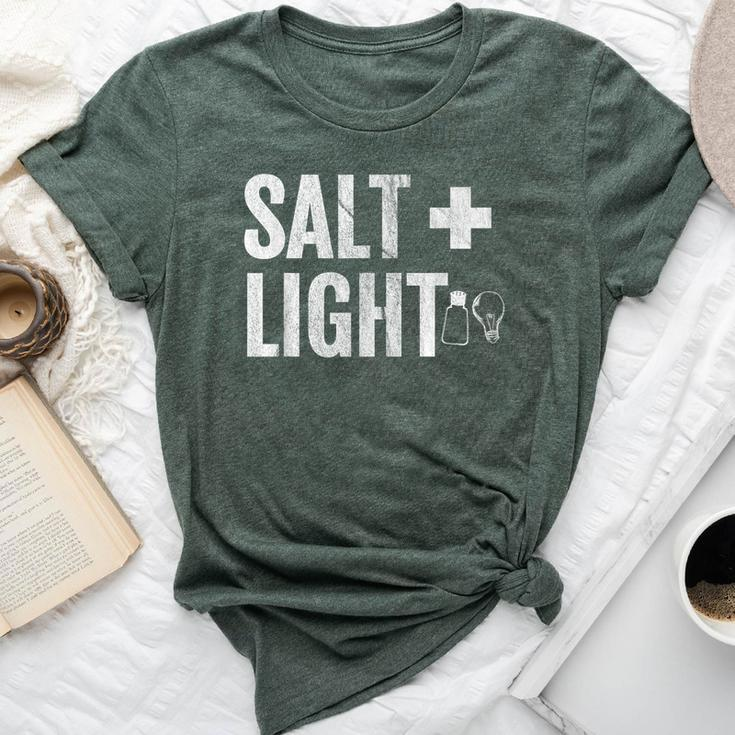 Salt & Light Matt 513-16 Bible Verse Christian Bella Canvas T-shirt