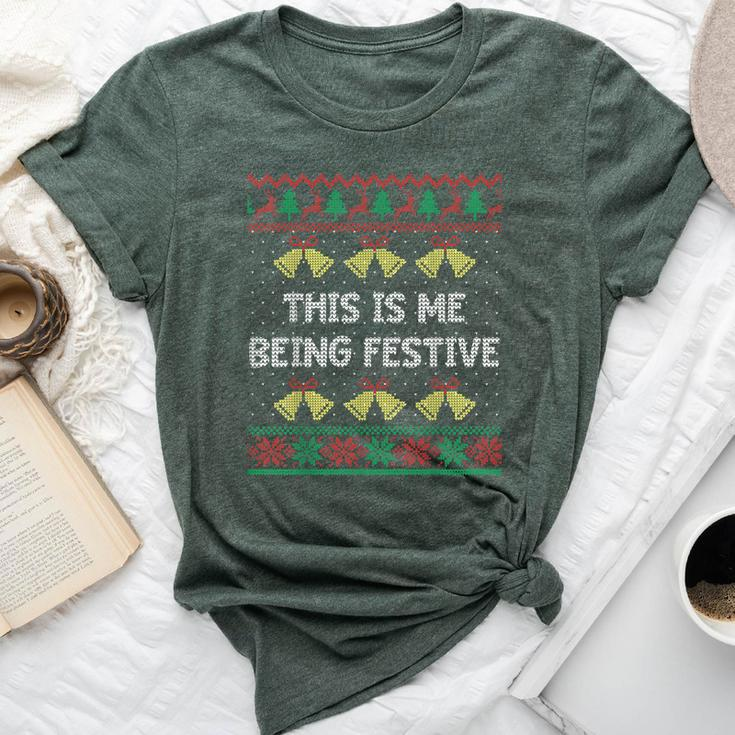 Sarcastic Christmas Holiday Party Festive Costume Bella Canvas T-shirt