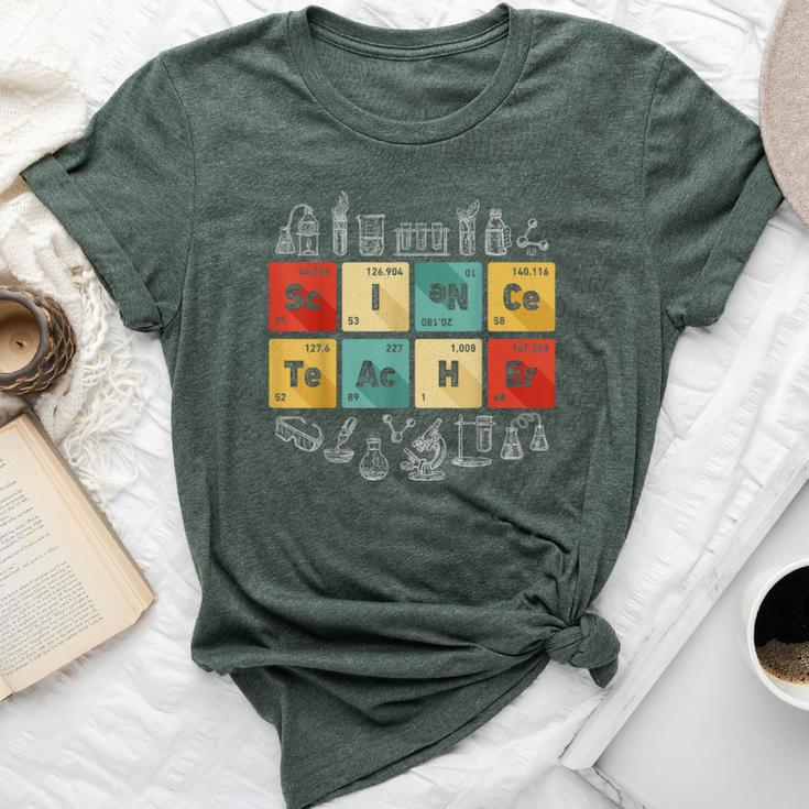 Science Teacher Chemistry Periodic Table Of Elements Bella Canvas T-shirt