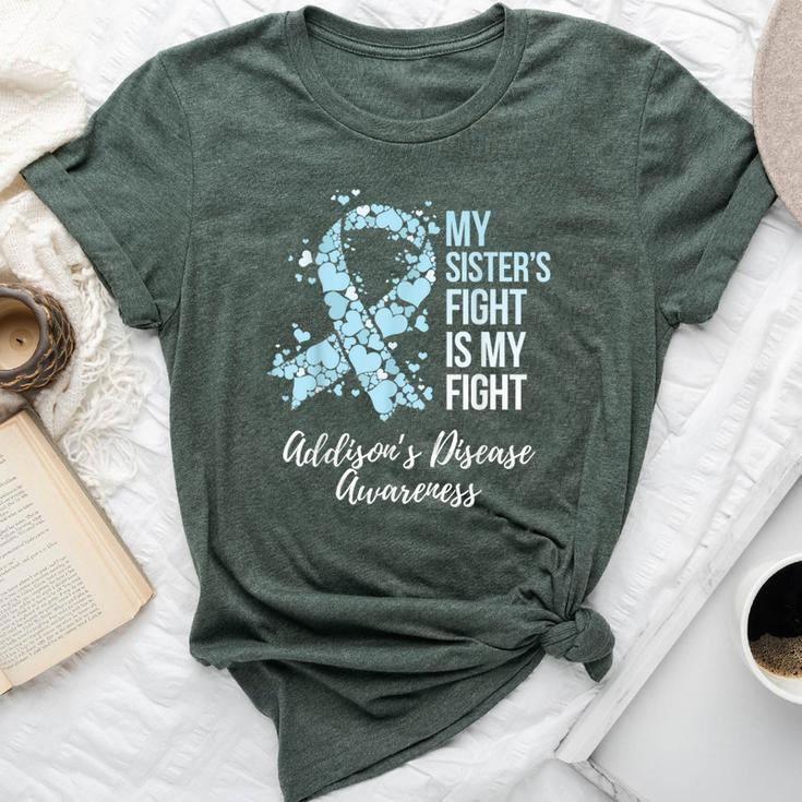 My Sister’S Fight Is My Fight Addison’S Disease Awareness Bella Canvas T-shirt