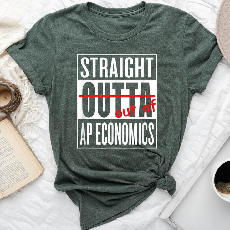 Straight Outta Ap Economics Class T Teacher Student Bella Canvas T-shirt