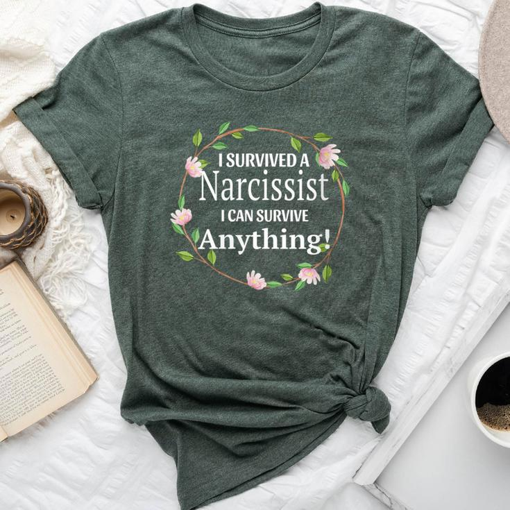 I Survived A Narcissist I Can Survive Anything Bella Canvas T-shirt