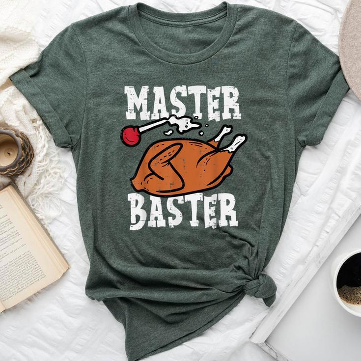 Thanksgiving Master Baster Turkey Day Fall Boys Bella Canvas T-shirt