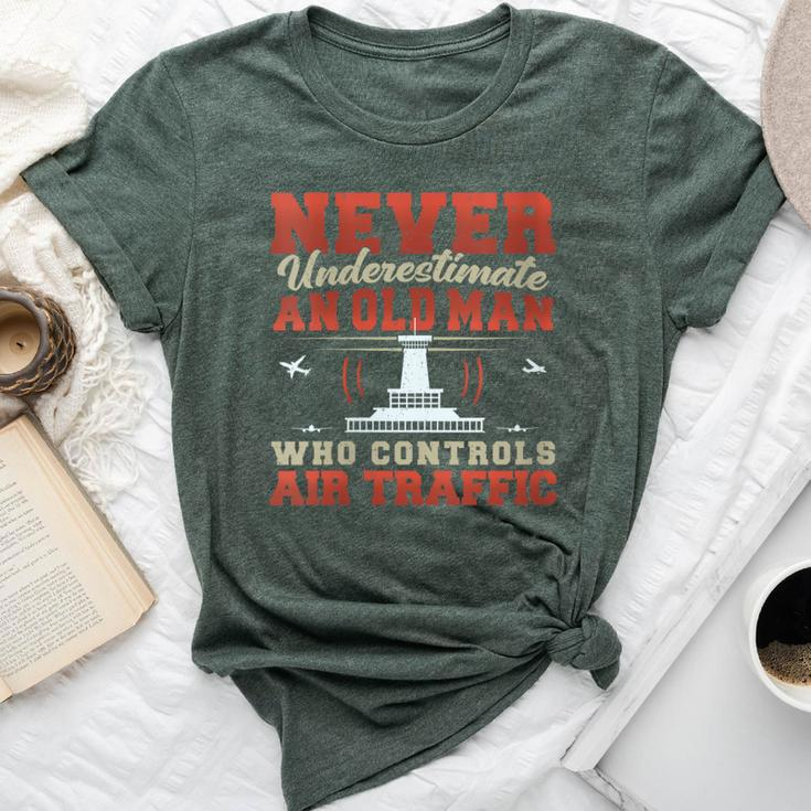 Never Underestimate An Old Man Air Traffic Controller Bella Canvas T-shirt