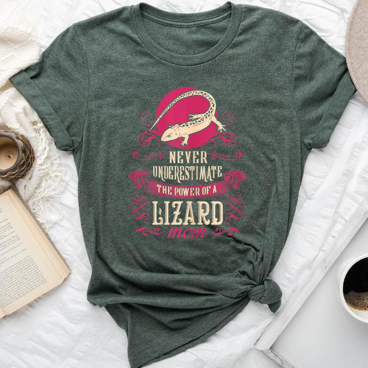 Never Underestimate Power Of Lizard Mom Bella Canvas T-shirt