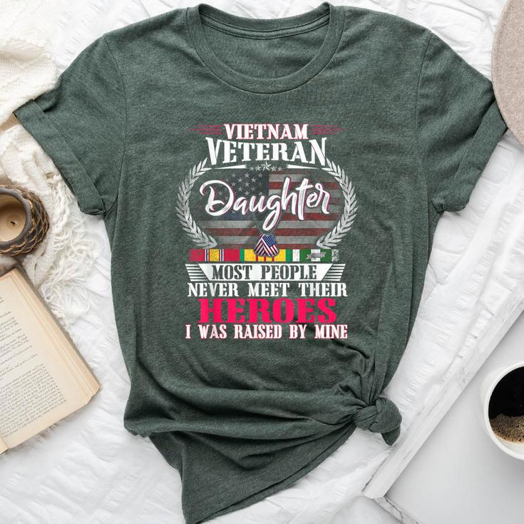 Vietnam Veteran Daughter Raised By My Hero Us Veteran Bella Canvas T-shirt