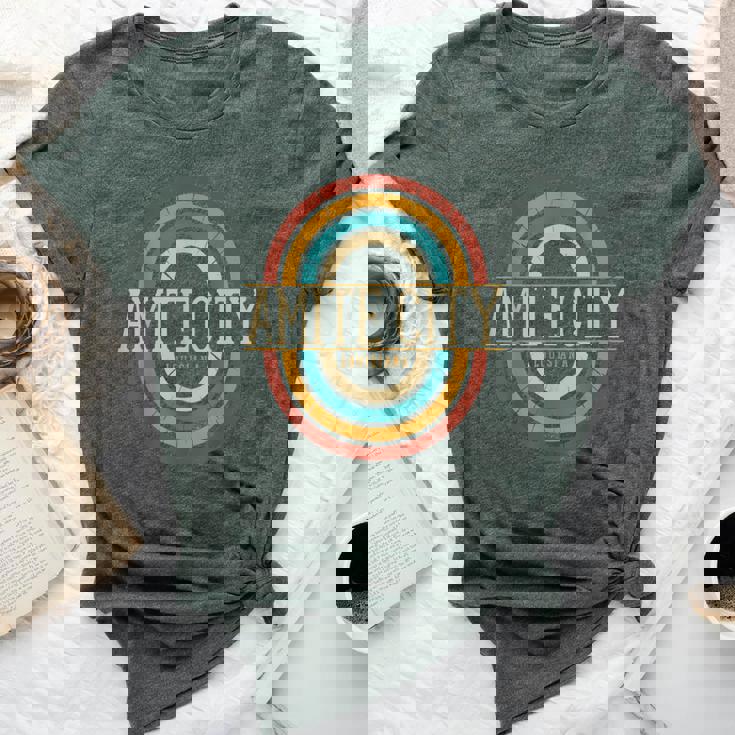 Vintage Retro Amite City Louisiana La Souvenirs Bella Canvas T-shirt