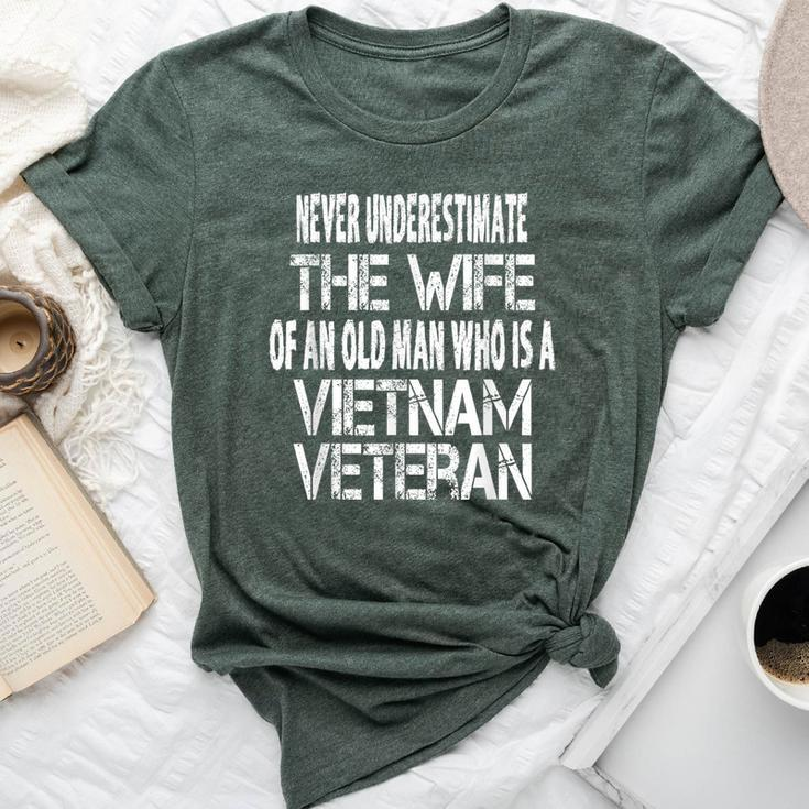 Vintage Vietnam Veteran Wife Spouse Of Vietnam Vet Bella Canvas T-shirt