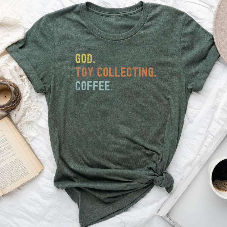 Vintages Toy Collecting And Coffee Distressed Bella Canvas T-shirt