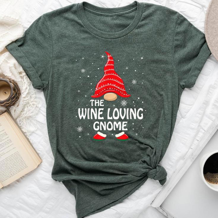 Wine Loving Gnome Matching Family Group Christmas Party Bella Canvas T-shirt