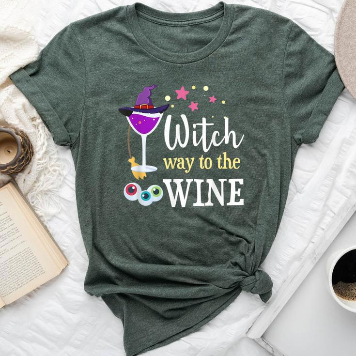 Witch Way To The Wine Costume For Witch Lover Bella Canvas T-shirt