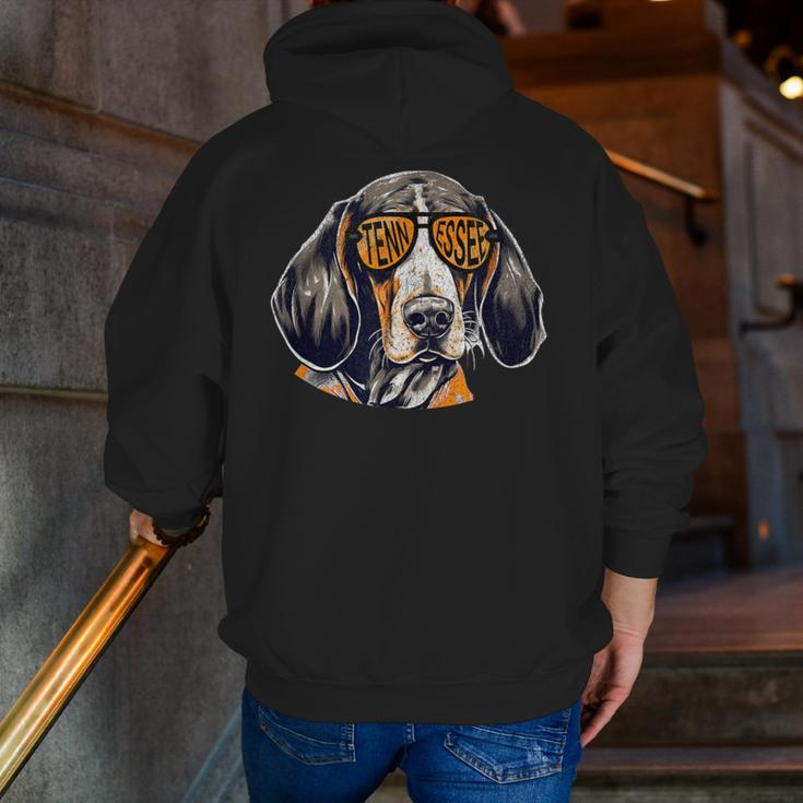 Tennessee Dog Sport Lovers Tennessee Coonhound Fan Zip Up Hoodie Back Print