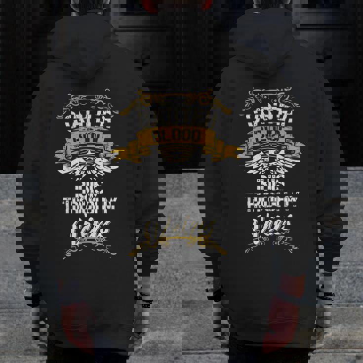 Carter Blood Runs Through My Veins Zip Up Hoodie Back Print Carter Blood Runs Through My Veins Zip Up Hoodie Back Print