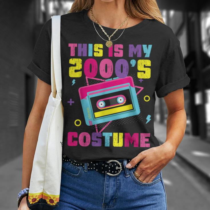 This Is My 2000'S Costume Early 2000S Hip Hop Style T-Shirt Gifts for Her