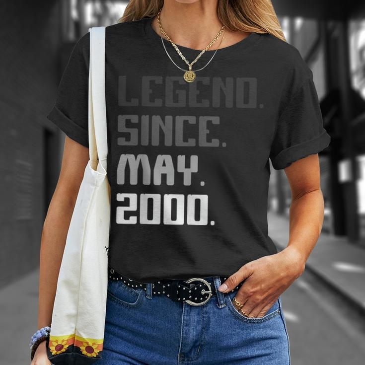 21St Birthday Gifts 21 Years Old Legend Since May 2000 Unisex T-Shirt Gifts for Her