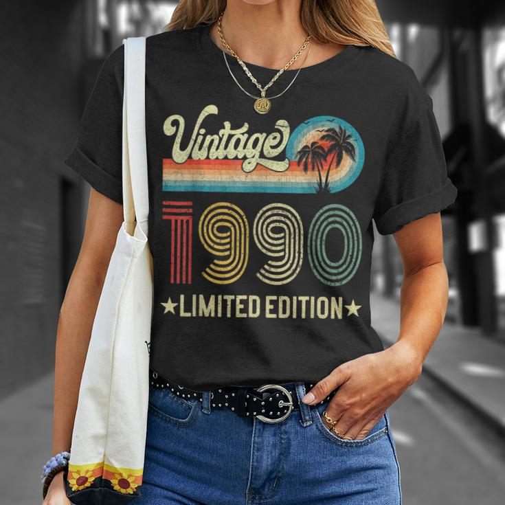 33 Years Old Vintage 1990 Limited Edition 33Rd Birthday Unisex T-Shirt Gifts for Her
