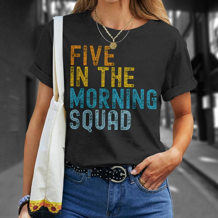 5 Am Squad Gym Workout Quote Apparel T-Shirt Gifts for Her
