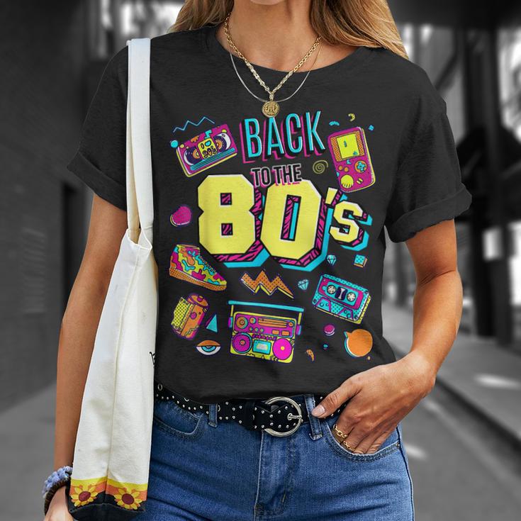 Back To The 80S Costume Party Retro T-Shirt Gifts for Her