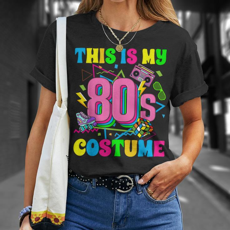 This Is My 80S Costume Retro Vintage 1980'S Party Costume T-Shirt Gifts for Her