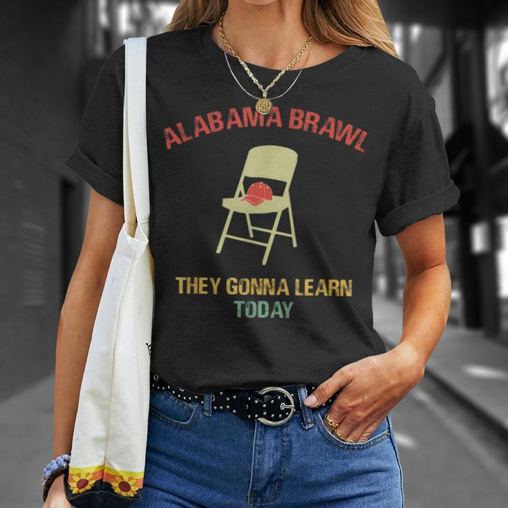 Alabama Brawl Chair A Mass Brawl Breaks Out On Alabama T-Shirt Gifts for Her