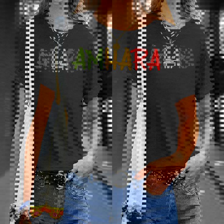 Amhara Ethiopia Ethiopian Eritrean Habesha Africa T-Shirt Gifts for Her