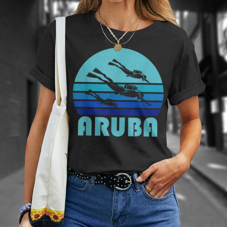 Aruba Scuba Diving Caribbean Diver T-Shirt Gifts for Her