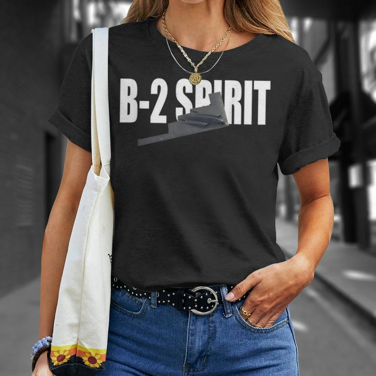 B-2 Spirit Bomber Airplane T-Shirt Gifts for Her