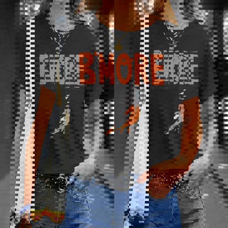 Baltimore Pride Bmore Maryland Md Pride Month Funny Designs Funny Gifts Unisex T-Shirt Gifts for Her