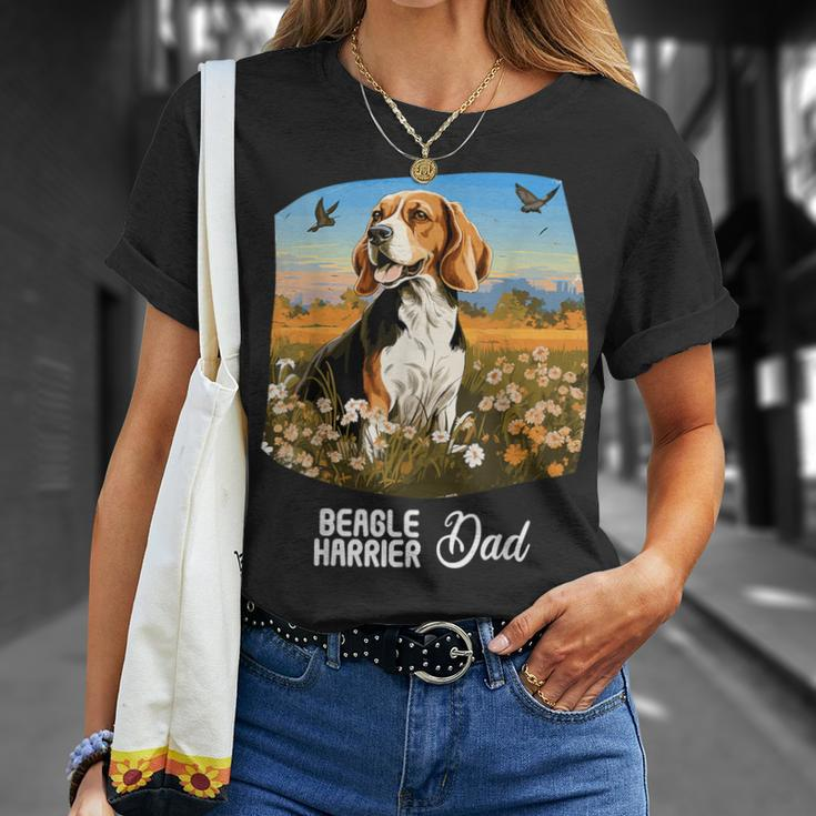 Beagle Harrier Dad Dog Beagle Harrier T-Shirt Gifts for Her