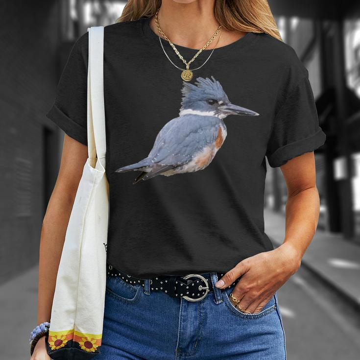 Belted Kingfisher Graphic T-Shirt Gifts for Her