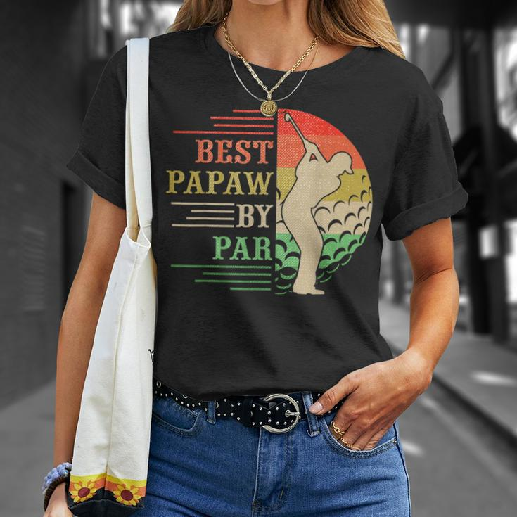 Best Papaw By Par Fathers Gifts Golf Lover Golfer Unisex T-Shirt Gifts for Her