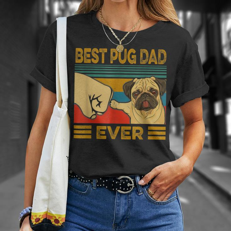 Best Pug Dad Ever Gift For Mens Unisex T-Shirt Gifts for Her