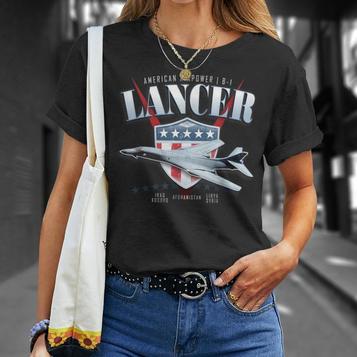 Bomber B-1 Lancer T-Shirt Gifts for Her