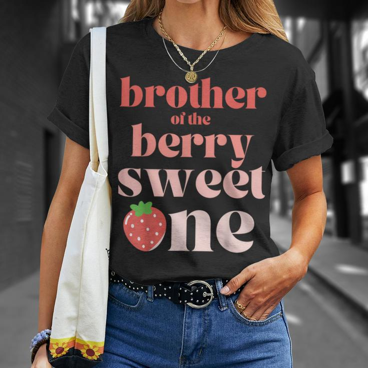 Brother Of The Berry Sweet One Strawberry T-Shirt Gifts for Her
