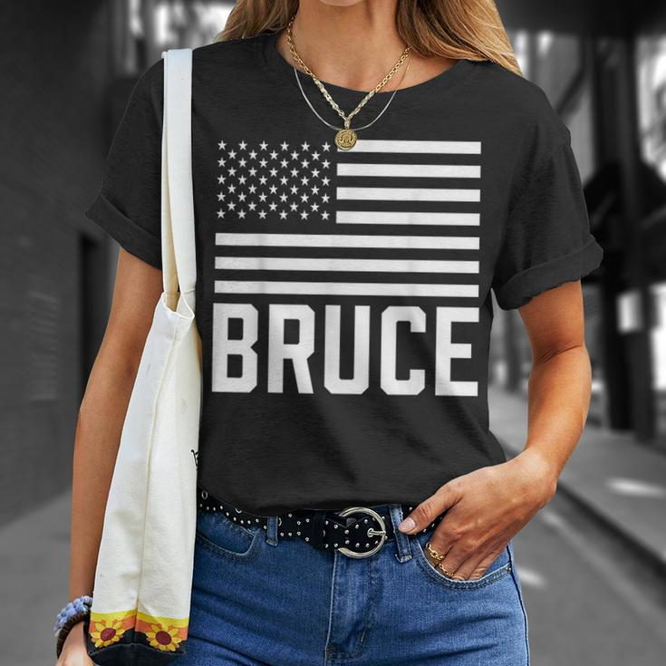Bruce Birthday Forename Name Personalized Usa T-Shirt Gifts for Her