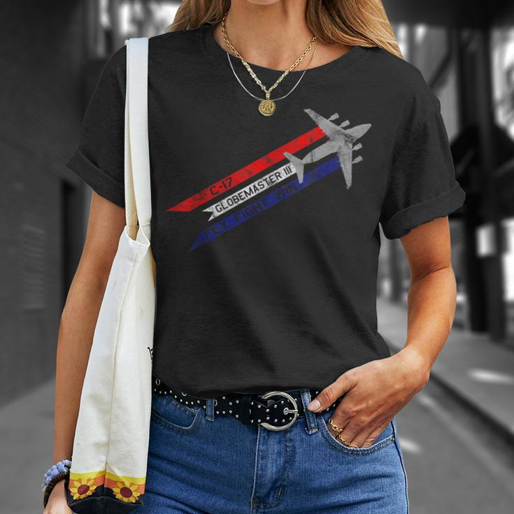 C-17 Globemaster Iii Military Transport Fly Fight Win T-Shirt Gifts for Her
