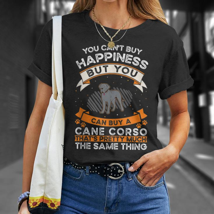 Cane Corso Happiness Italian Mastiff Cane Corso Unisex T-Shirt Gifts for Her