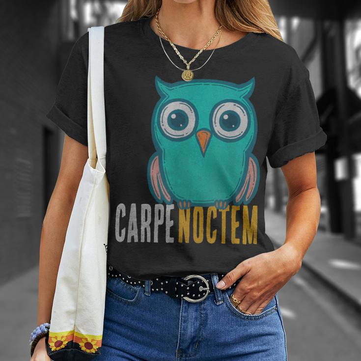 Carpe Seize One's Day Nope The Night Classical Latin T-Shirt Gifts for Her