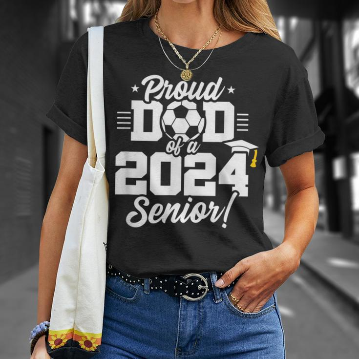 Class Of 2024 Senior Year Soccer Dad Senior 2024 T-Shirt Gifts for Her
