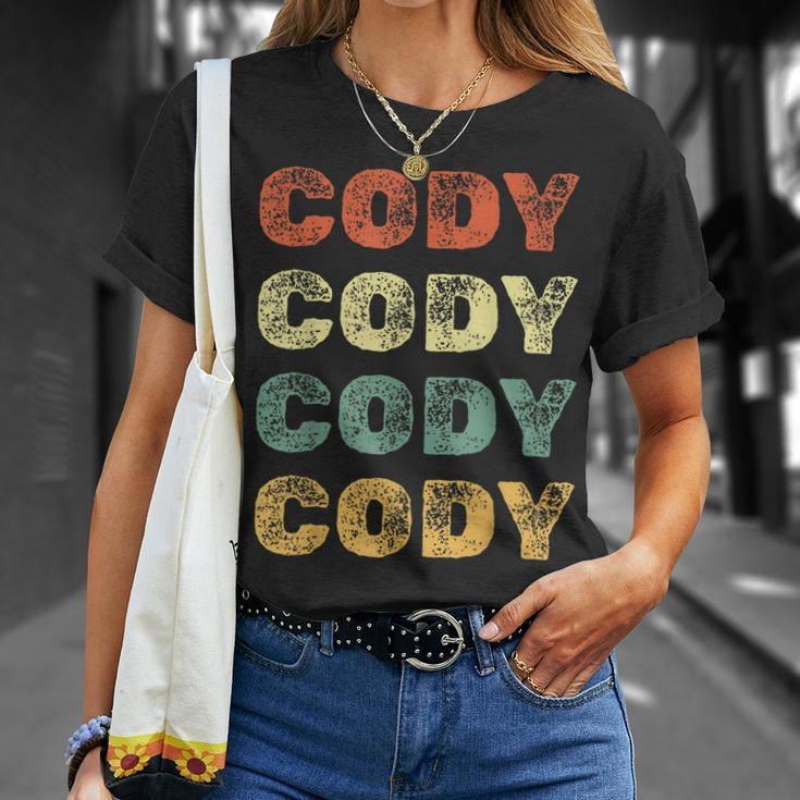 Cody Personalized Retro Vintage Gift For Cody Unisex T-Shirt Gifts for Her