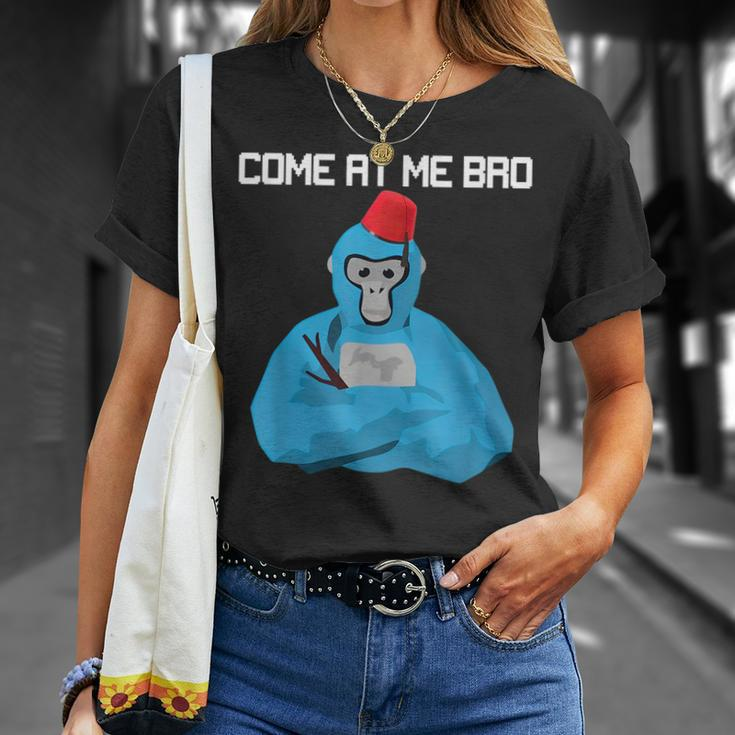 Come At Me Bro Gorilla Tag Monke Vr Gamer For Kids Unisex T-Shirt Gifts for Her
