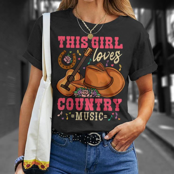 Country Music Western Cowgirl Squaredance Linedance Unisex T-Shirt Gifts for Her