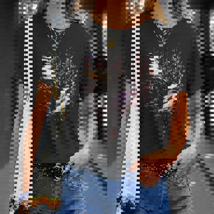 Cute Black Capped Chickadees In Branches T-Shirt Gifts for Her