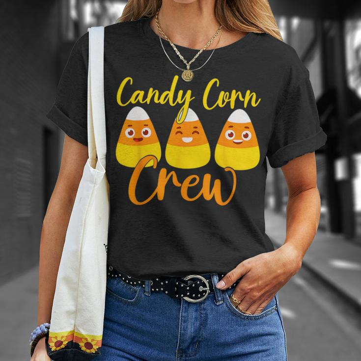 Cute Candy Corn Crew Halloween Trick Or Treat Costume T-Shirt Gifts for Her
