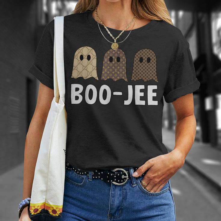 Cute Ghost Halloween Costume Boujee Boo-Jee Spooky Season T-Shirt Gifts for Her
