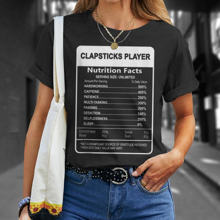 I Destroy Silence Clapsticks Player T-Shirt Gifts for Her