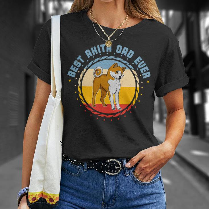 Dog Akita Mom Dog Sayings Breeder 62 Unisex T-Shirt Gifts for Her