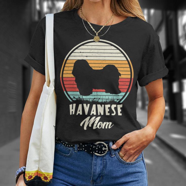 Dogs Vintage Havanese Mom Dog Cute Funny Mother Gift Unisex T-Shirt Gifts for Her