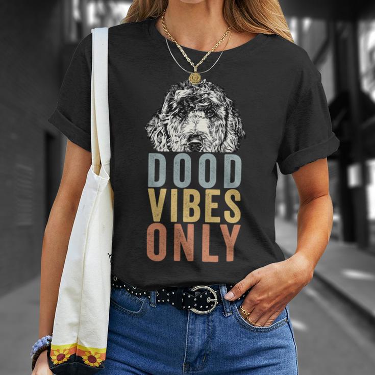 Dood Vibes Only Goldendoodle Doodle Mama Dog Mom Unisex T-Shirt Gifts for Her